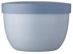 Lunchbox MEPAL "Snackpot Ellipse 350 ml", blau (nordic blau), Kunststoff,