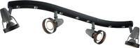 NIERMANN Deckenleuchte "Fu&szlig;ball, Kinderlampe", silber (schwarz, silberfarben), 3, H: