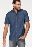 Jeanshemd ARIZONA, Herren, Gr. 51/52 (5XL), N-Gr, blau (blau stone), Jeans,