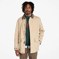 Funktionsmantel TIMBERLAND "Waterproof Cotton Barn Coat", Herren, Gr. L, safari,