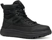 Winterboots GEOX "U GRANITO + GRIP B A", Herren, Gr. 42, schwarz, Leder,...