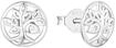 Paar Ohrstecker AMOR "2024145", silber (silberfarben,wei&szlig;, kristallwei&szlig;), Ohrringe,