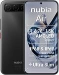 NUBIA Smartphone "Air 256GB", Energieeffizienz: B, schwarz (titanium schwarz), 256