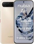 NUBIA Smartphone "Air 256GB", Energieeffizienz: B, gold (titanium desert), 256 GB,
