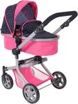 Kombi-Puppenwagen CHIC2000 "Mika", blau (konfetti), Puppenwagen, KinderB:41cm...