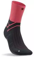 Sportsocken BAUERFEIND "RUN PERFORMANCE MID CUT SOCKS", Damen, Gr. 35-38, coral,