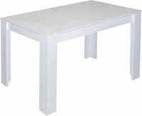 Esstisch M&Auml;USBACHER, wei&szlig; (wei&szlig; matt), B:110cm H:75cm T:60cm, Tische, Esstisch,