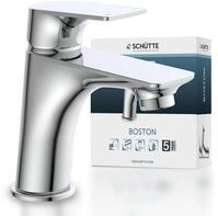 Waschtischarmatur SCH&Uuml;TTE "BOSTON", grau (chrom), B:5cm H:153cm T:162cm, Messing,