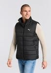 Steppweste PUMA "ESS PADDED VEST", Herren, Gr. S, schwarz (puma schwarz), Taft,