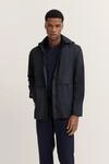Regenjacke BUGATTI, Herren, Gr. 48, blau (390, marine), 100% Polyester,...