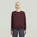 Sweatshirt G-STAR "Premium core 2.0", Damen, Gr. XS (34), braun (maroon), Sweatware,