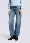 Schlagjeans LEVI'S, Damen, Gr. 27, L&auml;nge 32, blau (rescued city), Denim/Jeans,