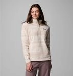 Fleecepullover COLUMBIA "Benton Springs Printed 1/2 Snap", Damen, Gr. XS, beige
