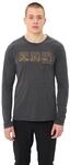 Langarmshirt VAUDE "MEN'S ROSEMOOR LS T-SHIRT III", Herren, Gr. S, schwarz (schwarz,