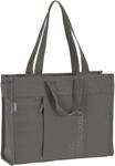 Wickeltasche L&Auml;SSIG "Green Label, Tote Up Bag, anthracite", Damen, Gr. B/H/T: 43cm x