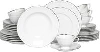 Kombiservice CREATABLE "Maria Theresia, Kombi-Service 30-tlg", silber (wei&szlig;,