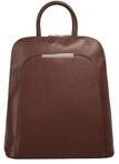 Cityrucksack CLUTY, Damen, Gr. B/H/T: 32cm x 28cm x 12cm, onesize, braun, Leder,