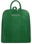 Cityrucksack CLUTY, Damen, Gr. B/H/T: 28cm x 29cm x 12cm, onesize, gr&uuml;n, Leder,