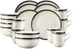 Geschirr-Set SELTMANN WEIDEN "Fr&uuml;hst&uuml;cks-Set Terra 18er Set", bunt (corso), 18,
