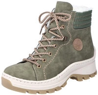 Winterboots RIEKER, Damen, Gr. 36, gr&uuml;n, Lederimitat, Schuhe Winterboots, mit