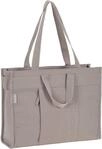 Wickeltasche L&Auml;SSIG "Green Label, Tote Up Bag, taupe", Damen, Gr. B/H/T: 43cm x 32cm