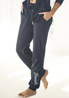 Relaxhose BENCH. LOUNGEWEAR, Damen, Gr. 32/34, N-Gr, schwarz, Interlock,