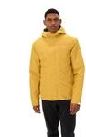 Regenjacke VAUDE "MEN'S CYCLIST WARM RAIN JACKET II", Herren, Gr. S, gelb...