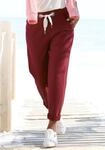Sweathose ELBSAND "Brinja", Damen, Gr. S (36), N-Gr, rot (weinrot), Sweatware,
