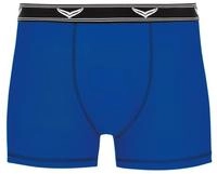 Boxer TRIGEMA "TRIGEMA Bequeme Pants mit Webgummibund", Herren, Gr. M, 1 Stk., blau