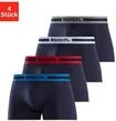 Boxer BENCH. "Boxershorts f&uuml;r Herren", Herren, Gr. S, 4 Stk., bunt (navy, blau,