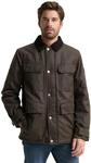Outdoorjacke TOM TAILOR, Herren, Gr. XXL, schwarz braun melange, Web,...