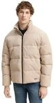 Steppjacke TOM TAILOR DENIM, Herren, Gr. XXL, beige (cashew beige), Web,
