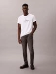 Slim-fit-Jeans CALVIN KLEIN JEANS "SLIM TAPER JEANS", Herren, Gr. 30, L&auml;nge 30, grau