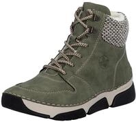 Winterboots RIEKER, Damen, Gr. 36, Warmfutter, gr&uuml;n (khaki), Lederimitat, Textil,