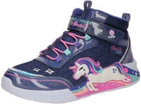 Sneaker SKECHERS "UNICORN CHASER", M&auml;dchen, Gr. 33, bunt (navy, multi), Lederimitat,