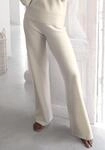 Strickhose LASCANA, Damen, Gr. 32/34, N-Gr, beige (creme), Strick, Obermaterial: 52%