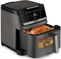 TEFAL Hei&szlig;luftfritteuse "Easy Fry Silence XXL", dunkelgrau, B:33,5cm H:29,5cm