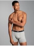 Boxer TRIGEMA "TRIGEMA Bequeme Pants mit Webgummibund", Herren, Gr. L, 1 Stk., grau