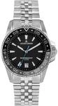 Quarzuhr JACQUES LEMANS "Liverpool Diver", silber (silberfarben, blau, grau),