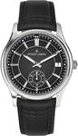 Quarzuhr JACQUES LEMANS "Derby", schwarz (schwarz, schwarz), Armbanduhren, Herren,