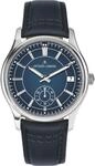 Quarzuhr JACQUES LEMANS "Derby", blau (dunkelblau, blau), Armbanduhren, Herren,