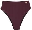 Highwaist-Bikini-Hose COPENHAGEN STUDIOS "Nela", Damen, Gr. 38, N-Gr, rot (weinrot),