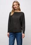Strickpullover STREET ONE, Damen, Gr. 34, schwarz (schwarzest braun), Strick,