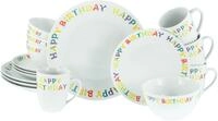 Kombiservice CREATABLE "Happy Birthday, Kombi-Service 16-tlg.", bunt (wei&szlig;, bunt),