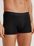 Boxershorts CALIDA "Evolution", Damen, Gr. S (46/48), schwarz, Single Jersey,