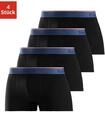 Boxer BENCH. "Boxershorts f&uuml;r Herren", Herren, Gr. S, 4 Stk., schwarz, Jersey,