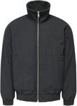 Bomberjacke ONLY & SONS "ONSDUNCAN PADDED JACKET OTW", Herren, Gr. L, schwarz