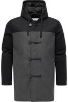 Outdoorjacke RAGWEAR "Dufflecoat Dorvan YOUMODO", Herren, Gr. S, grau...
