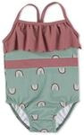 Badehose STERNTALER "Badeanzug Regenbogen", M&auml;dchen, Gr. 80, Einheitsgr&ouml;&szlig;e,...