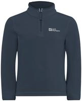 Stehkragenpullover JACK WOLFSKIN "TAUNUS HALFZIP K", Kinder, Gr. 92, blau (midnight